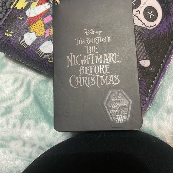 Disney  Loungefly Jack & Sally mini backpack & wallet - Picture 5 of 14